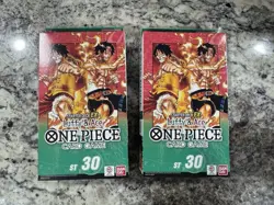 ONE PIECE🔥LUFFY & ACE STARTER DECK ST-30 ST30 IN HAND SEALED English🔥(2 boxes) - Image 1