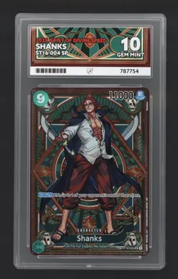 One Piece TCG Shanks SP ALT Art ST16-004 English ACE 10 - Image 1
