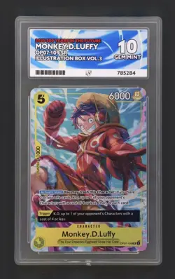 One Piece TCG Monkey D. Luffy OP07-109 Illustration Box Vol. 3 Promo ACE 10 - Image 1