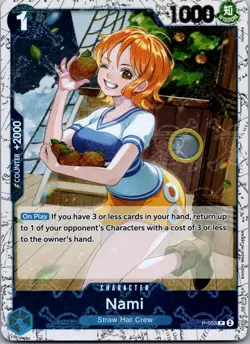 NAMI (P-053) (JOLLY ROGER FOIL) P-053 PREMIUM BOOSTER -THE BEST- ONE PIECE FOIL - Image 1