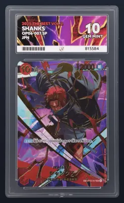 One Piece Shanks OP06-007 SP The Best Vol.2 Japanese ACE 10 - Image 1