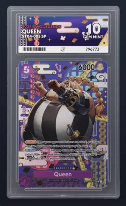 One Piece Queen ST04-005 SP Two Legends OP08 ENG ACE 10 - Image 1