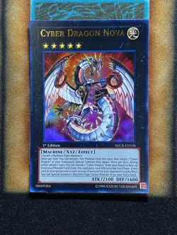 Yugioh Cyber Dragon Nova SDCR-EN038 Ultra Rare 1st Ed NM - Image 1