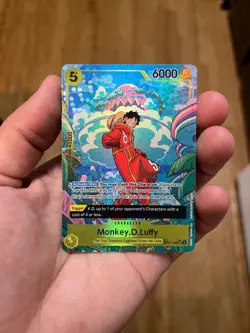 One Piece Monkey D. Luffy Op07-109 (TR) Treasure Rare Two Legends NM - Image 3