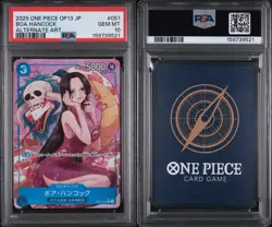 2025 ONE PIECE JAPANESE OP13-CARRYING ON HIS WILL #051 BOA HANCOCK PSA 10 - Image 3