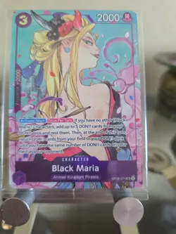 Black Maria SR (Sealed) One Piece Promo Cards OP08-074 LP-NM - Image 1