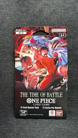 Bandai One Piece Card Game OP-16 The Time of Battle English Booster Pack 12 - Image 1