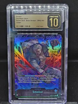 One Piece En Black Smoker Leader (Alternate Art)OP02-093 SD CGC 10 💎 Pristine - Image 1