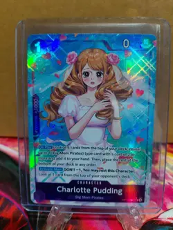 One Piece TCG - Alt Art - Charlotte Pudding - OP11-070 English - Image 1