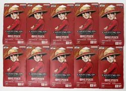 One Piece CCG OP-13 Carrying On His Will Sleeved Booster Pack Lot Of 10 English - Image 2