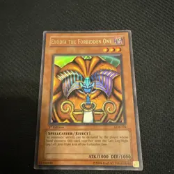 Exodia The Forbidden One LOB-124 1st Edition English LP - Image 1