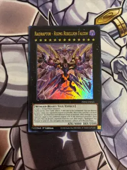 Raidraptor - Rising Rebellion Falcon Yugioh Phantom Nightmare PHNI-EN045 NM - Image 1