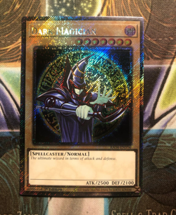 *** DARK MAGICIAN *** ALTERNATE ART PLATINUM SECRET RARE MINT HOLOGRAPHIC YUGIOH - Image 1