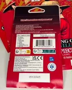 (5) One Piece OP-13 Carrying On His Will Sleeved Booster Packs English Sealed!! - Image 2
