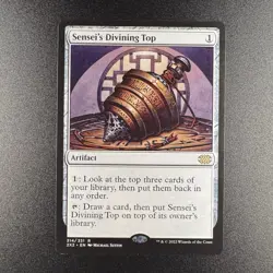 Sensei's Divining Top 314 Double Masters 2022 MTG NM Non-Foil Rare Artifact - Image 1