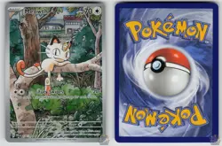 Meowth 106/094 Near Mint Phantasmal Flames Pokemon 2025 - Image 3