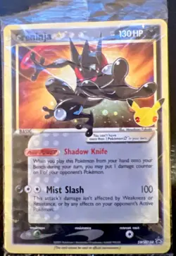 Sealed Shining Greninja Pokemon Celebrations 25th Anniversary Holo Promo Card Nm - Image 1