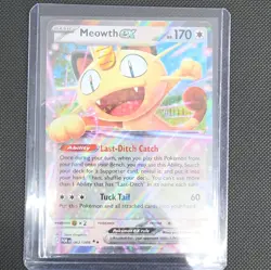 Pokemon TCG Holo Lot 4 Cards Charizard ex 202/182 Meowth ex 062/088 - Image 4