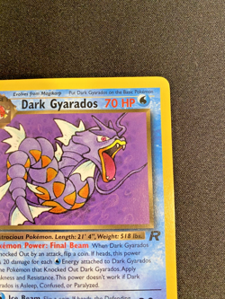 Dark Gyarados 25/82 Team Rocket 1st Edition Regular Lightly Played- Pokemon Card - Image 3