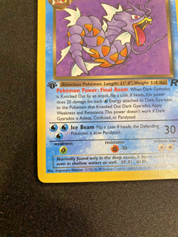 Dark Gyarados 25/82 Team Rocket 1st Edition Regular Lightly Played- Pokemon Card - Image 5