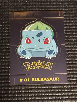 Bulbasaur #1 - Gold Holo - 2000 Navarrete Kanto Buildable Card - Pokemon Card - Image 1