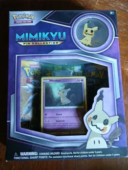 Pokemon TCG Mimikyu Pin Collection Kit w/ Promo Card & Pin English 2017 - Image 1