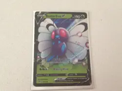 190 hp Pokemon card Butterfree V Typo card 001/189 Swsh03: Darkness Ablaze Holo - Image 2