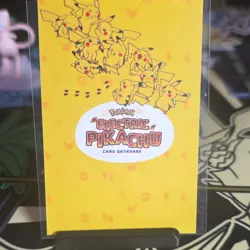 Pokemon TCG Electric Pikachu Card Database Promo Special Edition EN - Image 2