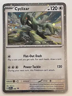 Pokemon Card | SVP096 Cyclizar Cosmos Holo Black Star Promo SV: Temporal Forces - Image 1