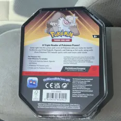 Pokemon TCG Triple Whammy Tin Slaking Vigoroth Slakoth 3 Foil Cards - Image 2