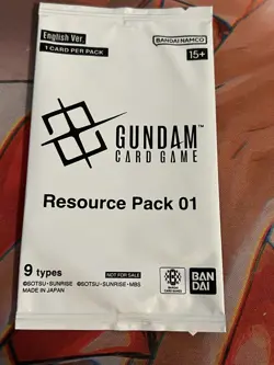 Gundam Card Game Championship Resource Pack 01 Promotional Rare Sealed - Image 1