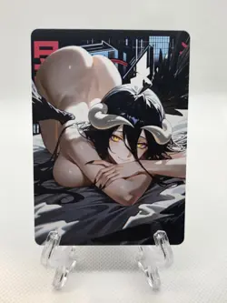 Albedo Overlord Anime Waifu card - Image 1