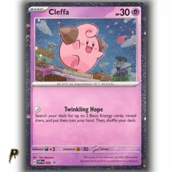 Pokemon Scarlet & Violet Cosmos Holo Celffa 095 Promo Card M/NM - Image 1