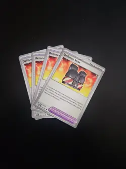 4x Defiance Vest 162/182 - Paradox Rift - Pokemon Trainer Card FREE SHIPPING - Image 1