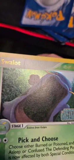 Pokemon Card Crystal Guardians Swalot 11/100 Reverse Holo Rare STAMPED - Image 3