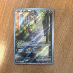Sudowoodo 219/193 IR Paldea Evolved Pokemon Card Illustration Rare NM - Image 1