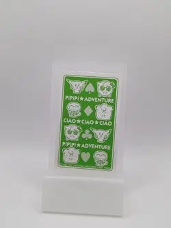 1998 POKEMON PIPIPI ADVENTURE PLAYING CARDS Pikachu 4 of Spades - Image 2