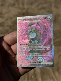 Pokemon SV Shrouded Fable Munkidori ex 83 Ultra Rare Full Art card NM 083/064 - Image 2