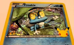 Froakie 22/25 McDonald's 25th Anniversary Holo Pokemon Card Promo 2021 Near Mint - Image 2