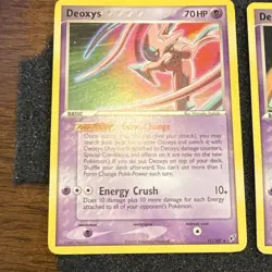 Pokemon EX DeoxysLot 3 Deoxys Cards 2005 Nintendo English - Image 2