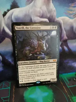 MTG Toxrill The Corrosive LP Crimson Vow #132 Magic The Gathering - Image 1