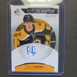 Riley Duran RC 2025-26 SP Authentic Future Watch Autograph /999 💎 #141 - Image 1