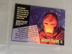 1994 Marvel Masterpieces Iron Man Fleer # 56 Base Card - Image 2