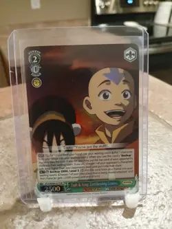 Weiss Schwarz Toph & Aang Earthbending Lessons SR Holo Avatar ATLA 027S (B) - Image 1