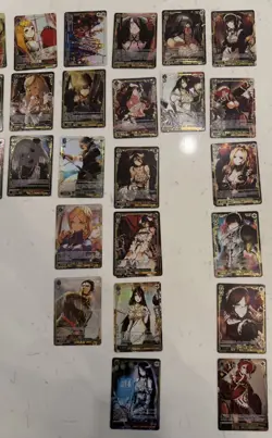Weiss Schwarz - Overlord Premium Light Novel - OLR Overlord Rare FOIL Lot of 69! - Image 3