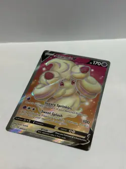 Alcremie v Full Art Ultra Rare Pokemon TCG Card 064/072 Shining Fates - Image 3