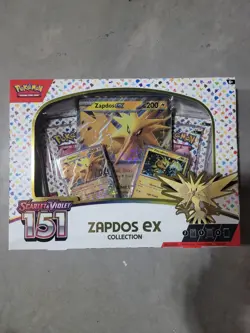 Pokemon TCG: Scarlet & Violet 151 Zapdos EX Collection Box New & Sealed - Image 1