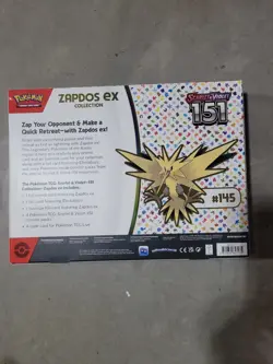Pokemon TCG: Scarlet & Violet 151 Zapdos EX Collection Box New & Sealed - Image 2
