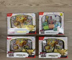 Pokemon TCG: Scarlet & Violet 151 Zapdos EX Collection Box (Lot of 3) - Image 1