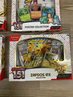 Pokemon TCG: Scarlet & Violet 151 Zapdos EX Collection Box (Lot of 3) - Image 3
